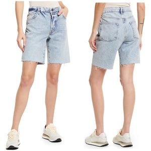 NWT Frame Le Sluch Bermuda Shorts 28 denim Richlake blue